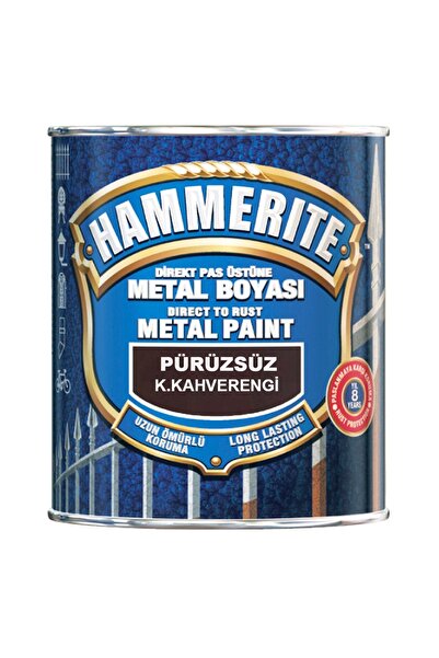 Marshall Hammerite Direkt Pas Üstü Pürüzsüz Metal Boyası 0,75l