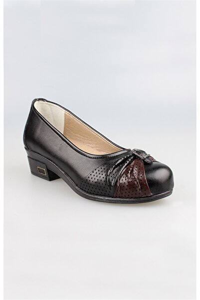 EDİK Edik Daily and Mother's Shoes Genuine Leather Lining Heel Cushioning Sys...