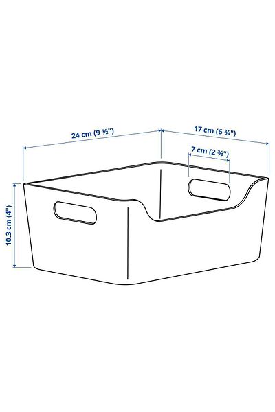 IKEA Green Uppdatera Box - 24x17 Cm