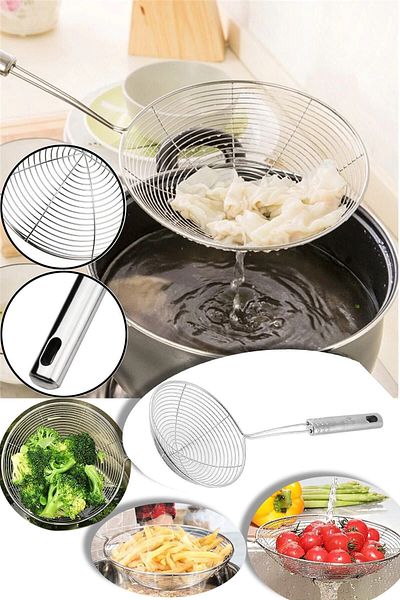 GELİNHOMES Colander with Metal Handle