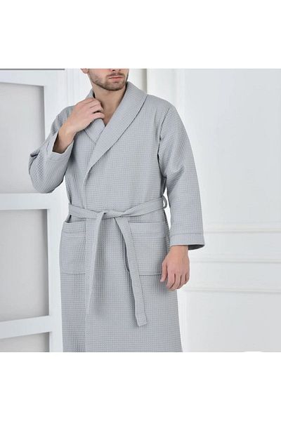 Eymir Home Collection Μπουρνούζι με ρόμπα Waffle Pique Unisex