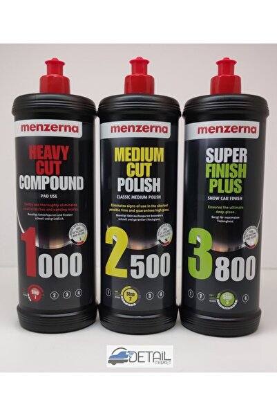 Menzerna 1000 2500 3800 Pasta Hare Seti 1 Lt