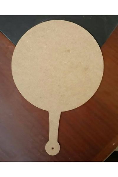 Altınyapı Hobi Market ROUND LONG HANDLE PRESENTATION BOARD MDF