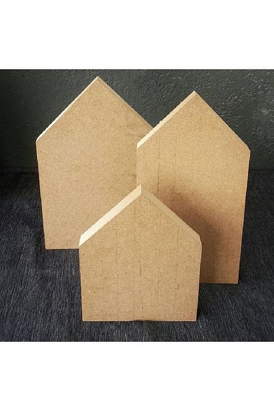 Altınyapı Hobi Market 3-PIECE HOUSE WALL PANEL BOARD MDF