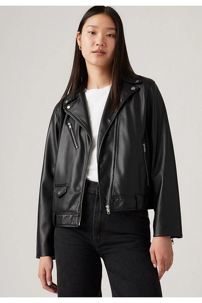 Levi's Дамско кожено яке за мотоциклетисти - Kendal A9373-0000