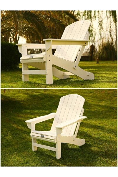 MANDU Adirondack (ahşap Bahçe Sandalyesi) Beyaz