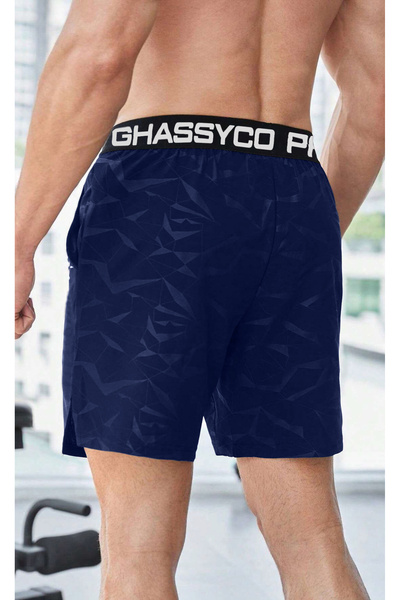 GHASSY CO. Ghassy Co. Erkek Runnig Pro Elastik Bel Nefes Alabilen Koşu Fitness Spor Şortu