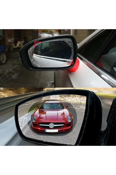 KYLE XM Oto Ayna Yağmur Kaydırıcı Film 2 Adet yağmur geçirmez Film Anti-fog Film