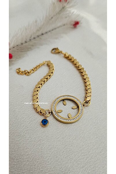 m mavi deniz accesories سوار فولاذي قابل للتركيب - تفاصيل الشعير والربع