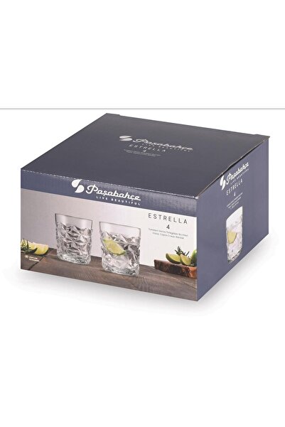 Paşabahçe Estrella 520542   Set of 4 Water Glasses - 305Cc