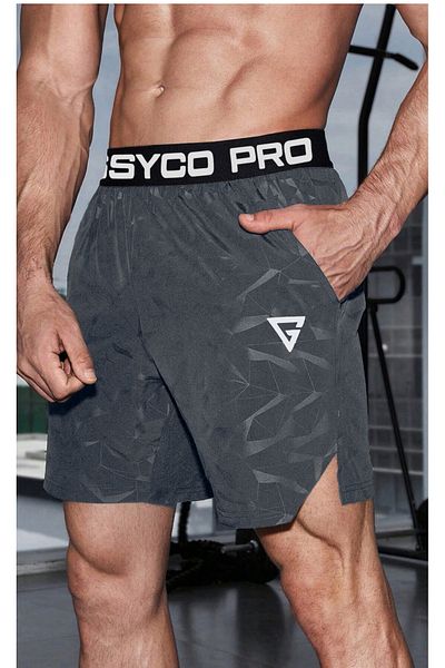 GHASSY CO. Ghassy Co. Pantaloni scurți sport pentru alergare, cu talie elastică, respirabili, pentru fitness