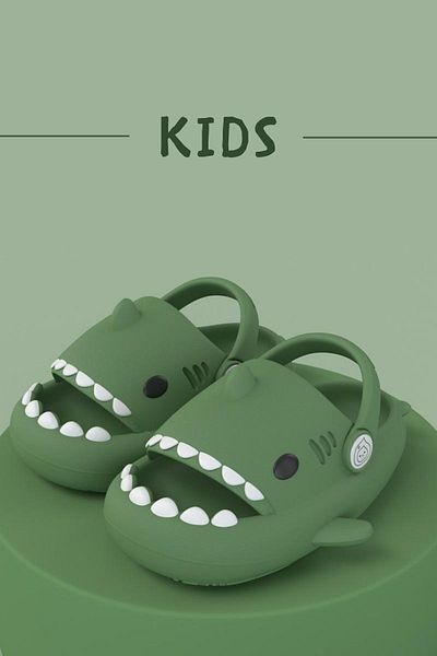 Reyo Hipnotico Kids Shark Slippers Sandals Shark Slides Sandals