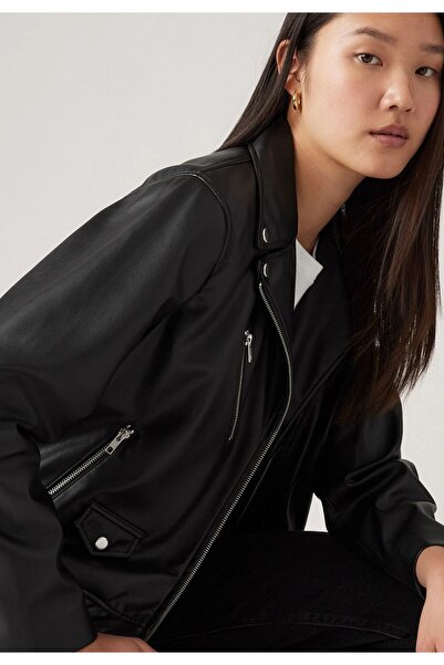 Levi's Women's Moto Biker Leather Jacket - Kendal A9373-0000