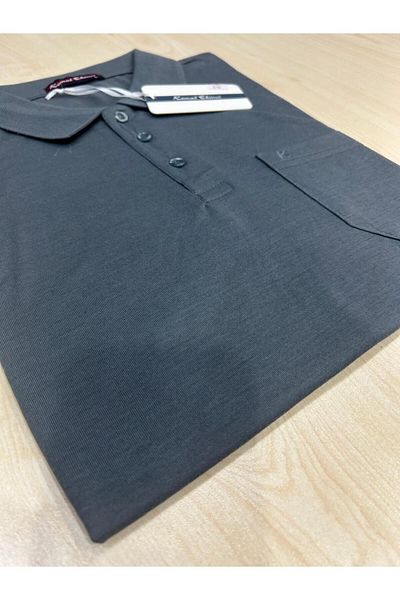 KEMAL EKİNCİ Quality Men's Polo Collar Pocket T-Shirt