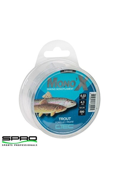 Spro C-tec Mono X Trout 0.26mm 500m Line 1/1