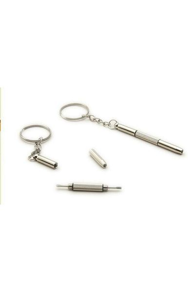 NevMastore Multi-Purpose Glasses Screwdriver Set Keychain