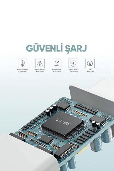 woyax By Deji Samsung Galaxy Note 8 - Note 9 - Note Fe - Uyumlu Hızlı Şarj Aleti 18w Type-c