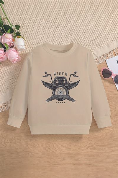 MYADA Premium Rider Plane Club - Παιδική υπερμεγέθη φούτερ 13391