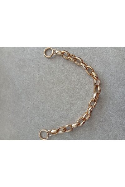 hobi duragı 38 cm Gold Colored Plastic Chain Bag Handle