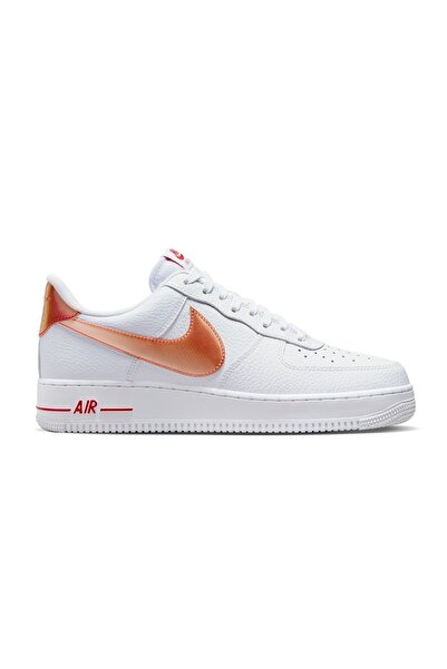 Nike Aır Force 1 Jumbo Swoosh Erkek Ayakkabı Dv3505-100 (Dar Kalıp 1 Beden Büyük Alınız