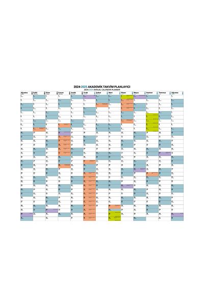 Pi Papers Planificator calendar 2025-2026, planificator de studiu, hârtie inteligentă statică care se lipește de perete