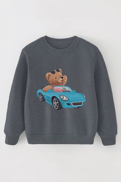 MYADA Нов сезон Бохо щампа Oversize детски суитшърт - Crazy Driver 11041