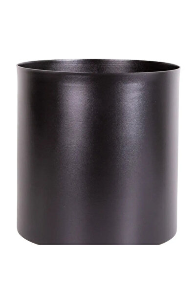 RUZGARCİCEK Ghiveci de flori artificiali din metal negru Rüzgar