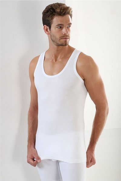 Gutiero Arma Premium 100% Cotton 6 Pack White Men's Undershirt