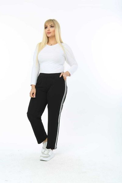 Esina Pantaloni de trening cu picior tubulat de damă Plus Size