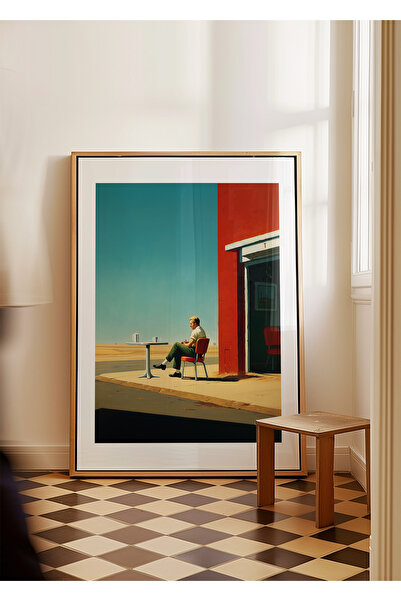 ARTHOUSECOLLECTIVE Edward Hopper Poster - Duvar Dekorasyonu - Tablo Ölçülerin...