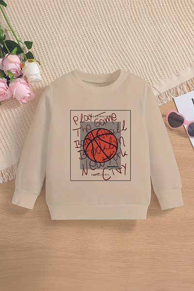 MYADA Premium Play The Games - Basketball Oversize Παιδική Φούτερ 13288
