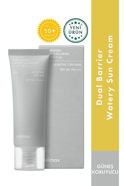 Celimax Waterproof and Dry Skin Barrier Repair Sunscreen - Vi̇oni̇ne Dual Barrier Watery Sun Cream