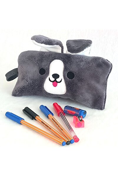 MY toys Peluş Köpek Kalemlik Astarlı Kalem Kutusu