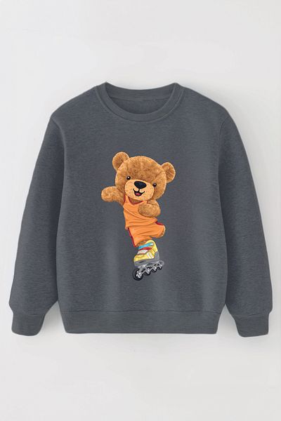 MYADA Детски суитшърт Oversize Skateboarder Boho - Нов сезон - 11017