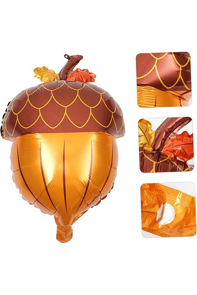 kidspartim 58X41 cm Hazelnut Foil Balloon