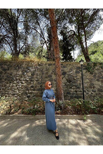 Mevra Indigo Denim Dress