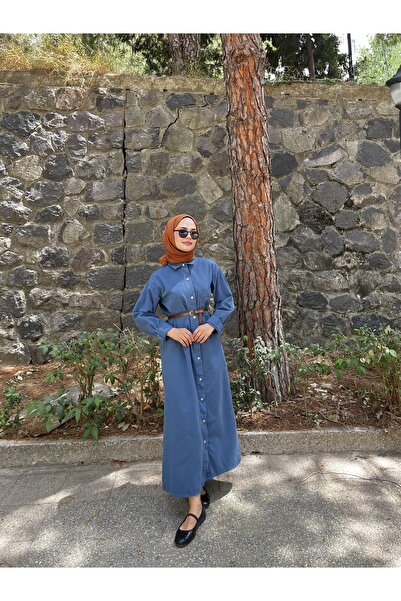 Mevra Indigo Denim Dress