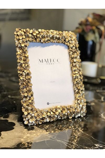MALKOÇ HOME Daisy Frame Gold 15x20
