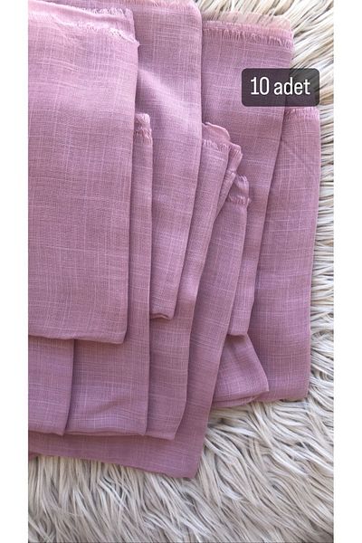 Dolce Συσκευασία 10 Βαμβακερά Κασκόλ γραφής 100x100cm 10x
