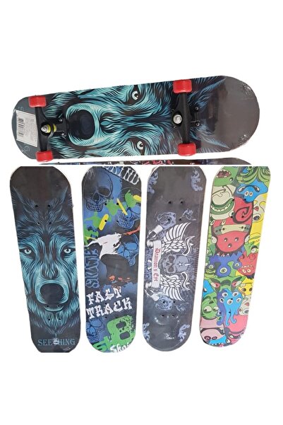 Genel Markalar Kaykay Iki Yüzü Resimli Zımpara Zeminli 77cm