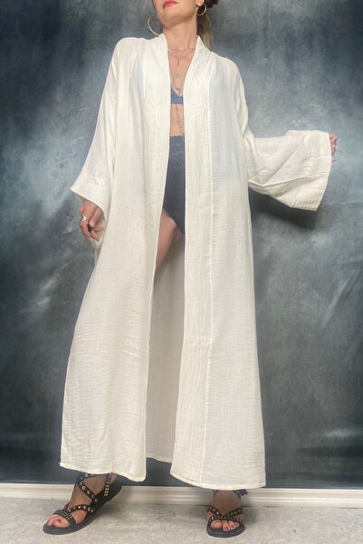 Quincey Χειροποίητο Bamboo Kumuş Beach Mono - Stone Printed