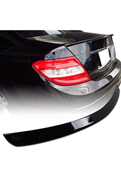 ctk Mercedes W204 Spoiler Spoyler Bagaj Üstü 2007-2014 Boyalı Parlak Siyah