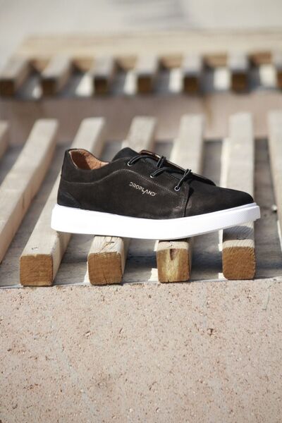 LİCCAS DROPLANT Чоловічі літні спортивні кросівки - натуральна шкіра, підошва з поліуретану, розумні шнурівки та автоматична підкладка з нубуку