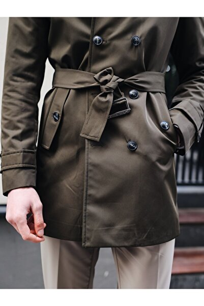 AEK FIORE Erkek Kruvaze Trençkot