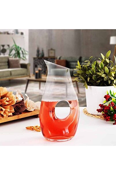 Paşabahçe El Yapımı Delikli Eğik Kesim Karaf 750 Cc