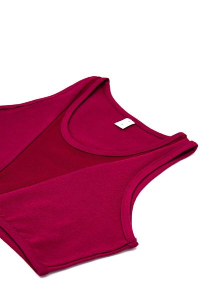 Öts Women's Padless Lycra Tulle Bustier Cotton Thick Strap Bra
