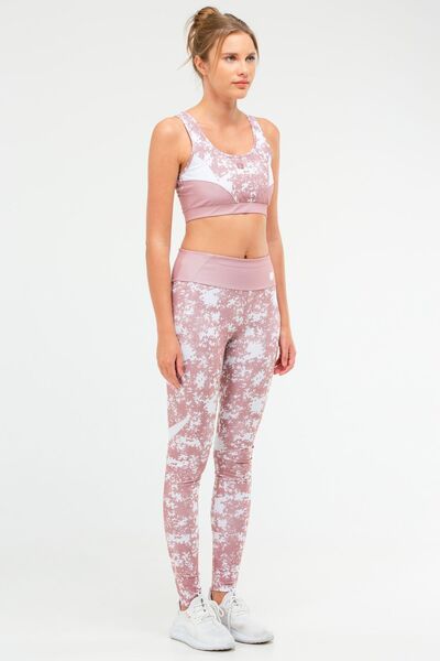 speedlife Set de jambiere de damă cu talie înaltă, slim fit, cu gât deschis, Sb06341