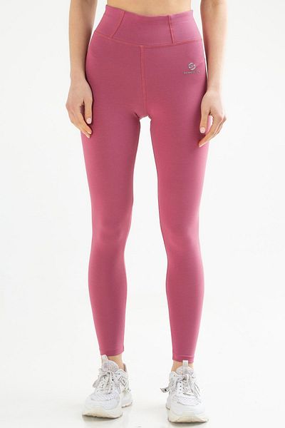 speedlife Jambiere de damă Lilac Slim Fit Lycra cu talie înaltă Sd0756