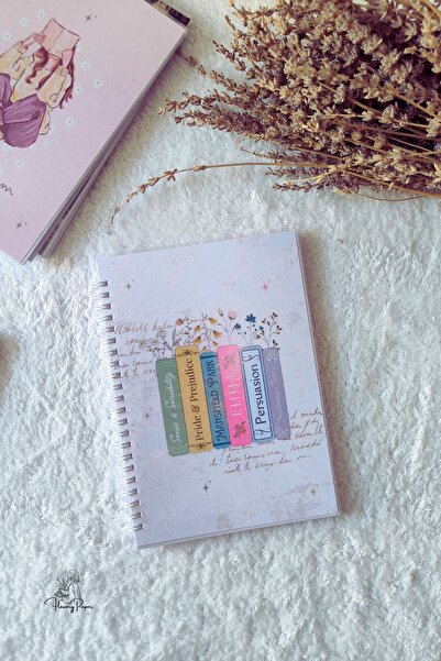 Flowery Paper Çiçek Kitap Günlüğüm , 50yaprak/100 Sayfa ,a5, Okuma Günlüğü,de...