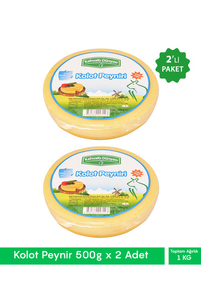 Kahvaltı Dünyası Kolot Peynir 500g x 2'li Paket